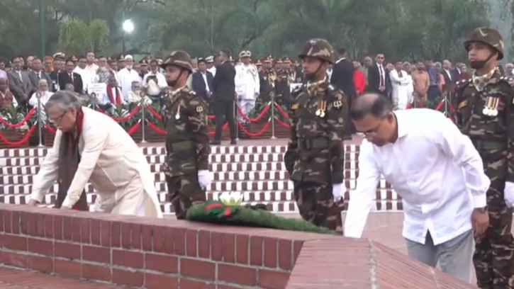 স্বাধীনতা দিবসে জাতীয় স্মৃতিসৌধে রাষ্ট্রপতি ও প্রধানমন্ত্রীর শ্রদ্ধা