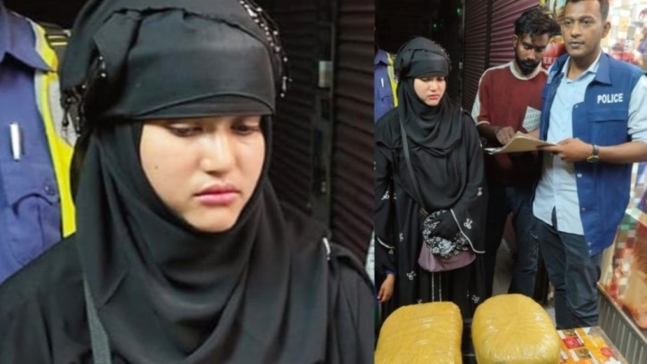 কুমিল্লায় বিশেষ অভিযানে ৬ কেজি গাঁজাসহ নারী মাদক কারবারি গ্রেফতার