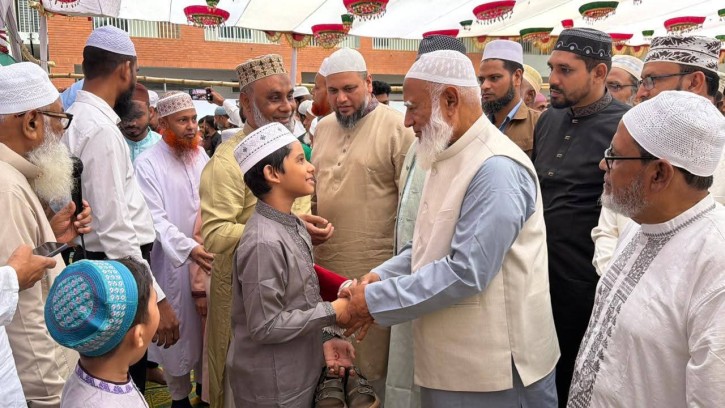 মিরপুরে ঈদের নামাজ আদায় করেন জামায়াত আমীর