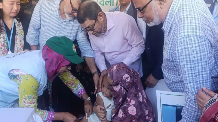 দ্বিতীয় দফায় দেশব্যাপী ৩৪ লাখ শিশুকে হামের টিকাদান শুরু