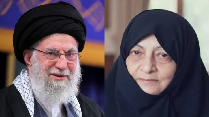খামেনির পর এবার মারা গেলেন তার স্ত্রী মানসুরেহ