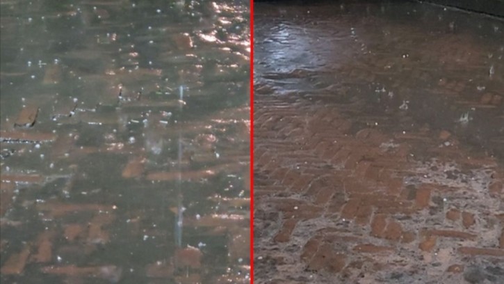 ভ্যাপসা গরমের পর রাজধানীতে স্বস্তির শিলাবৃষ্টি